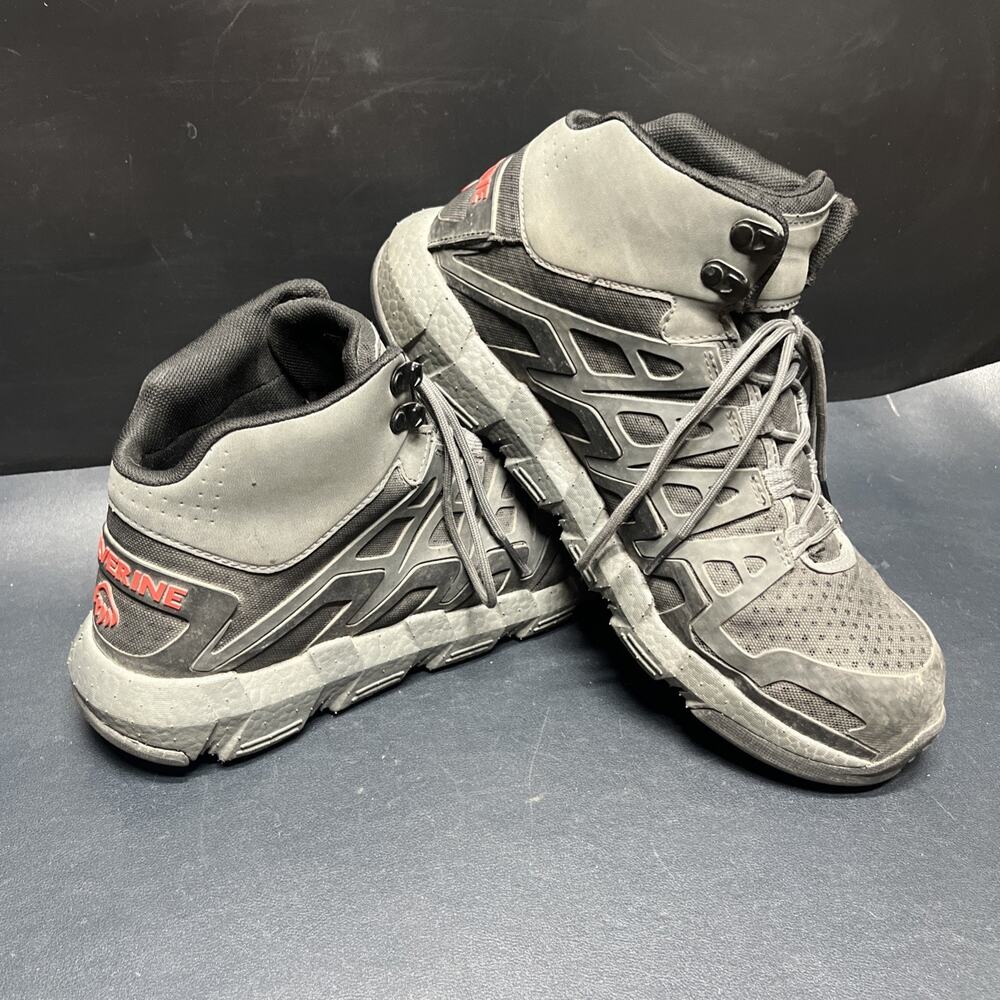 Wolverine Shoes Men Size 10.5 M Rev Vent UltraSpring Composite Toe Work Black